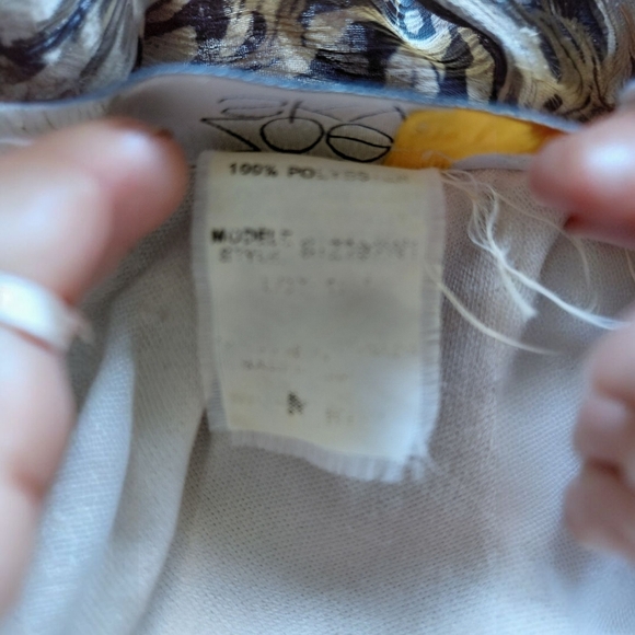 Zoe + Skye Animal Print Halter Top - Picture 8 of 8